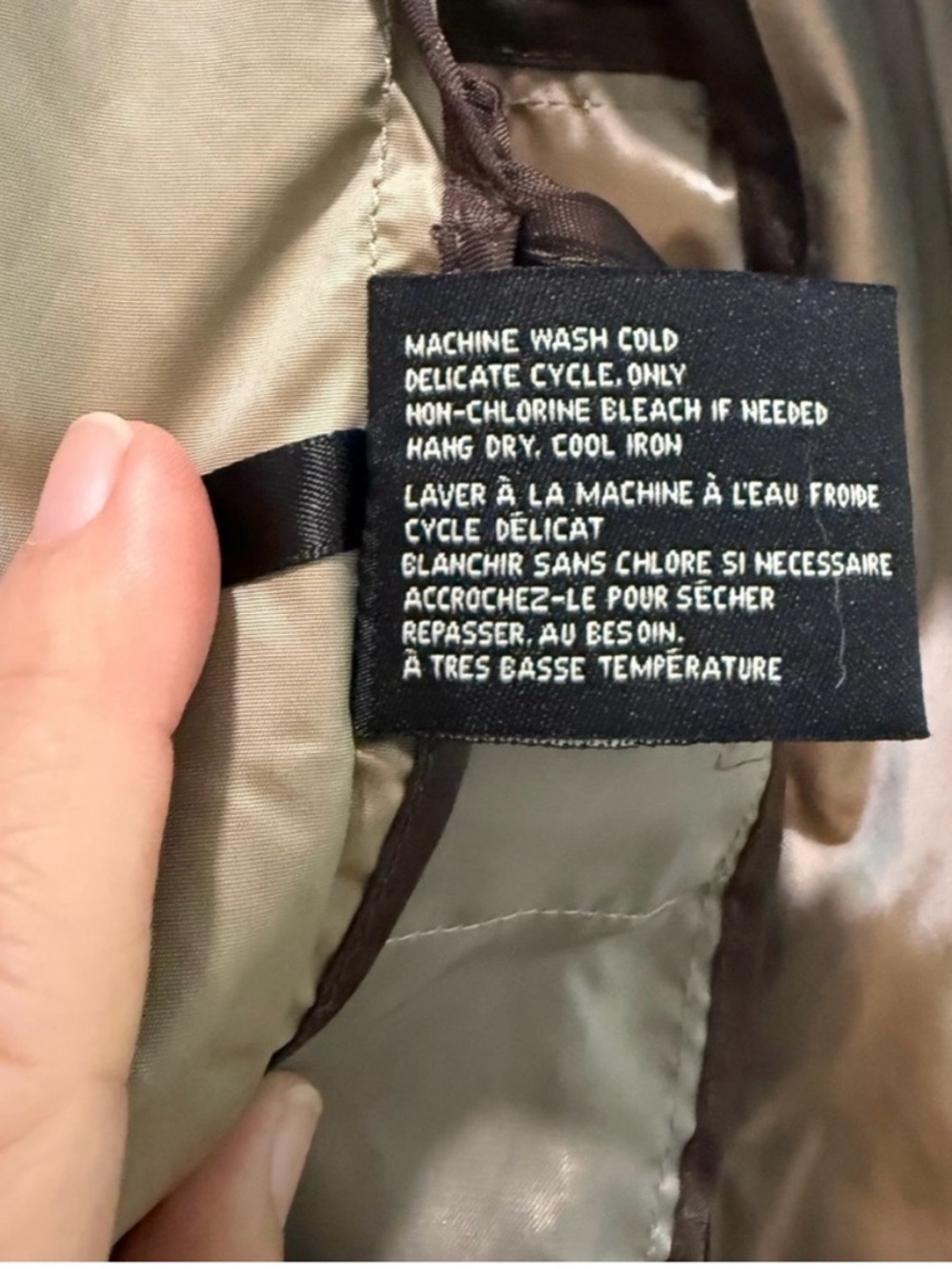 Cole Haan Chic Rain Coat with Back Bow - Picture 12 of 12